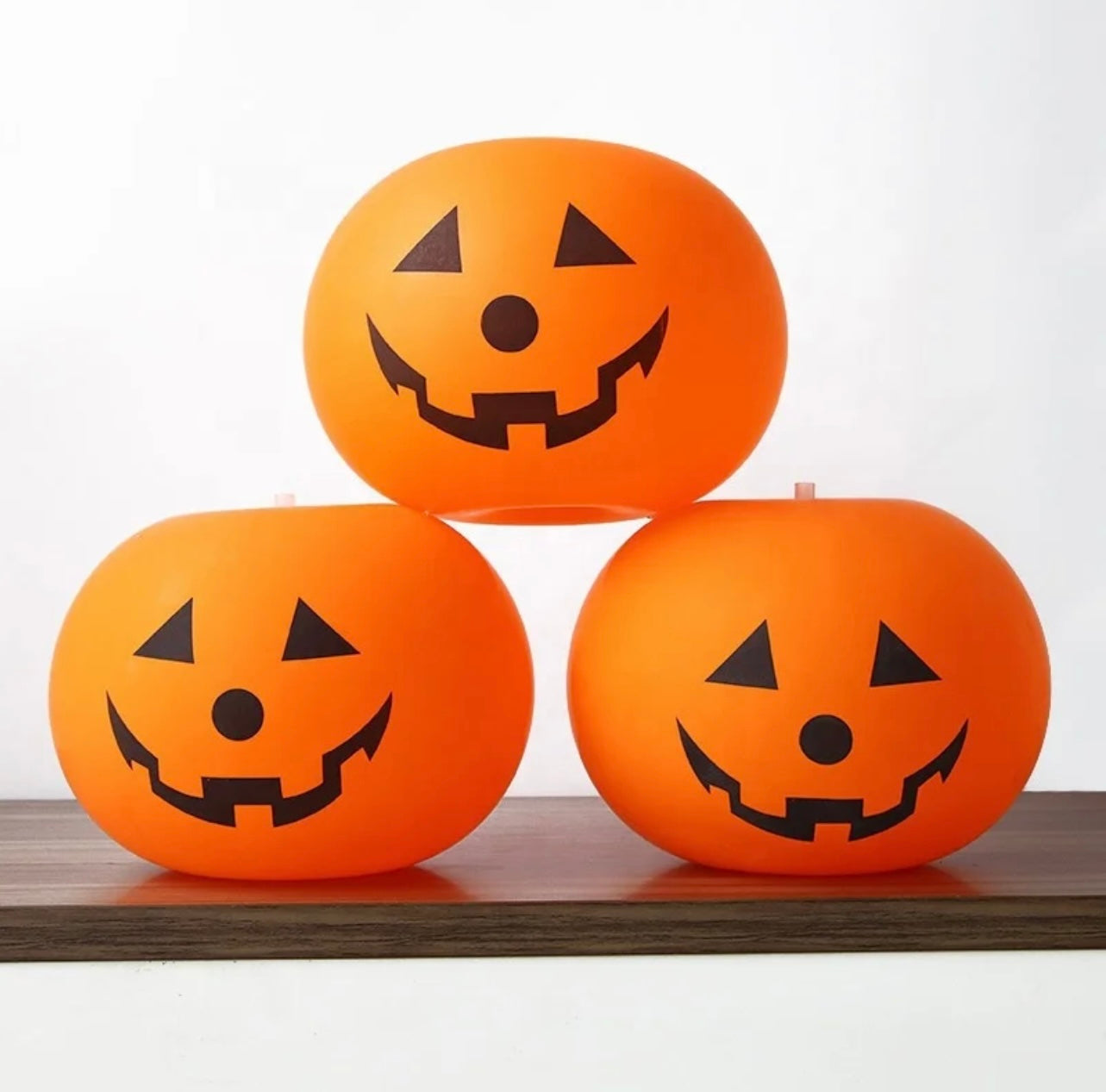 20 Pcs Pumpkin Balloon Set With Pump