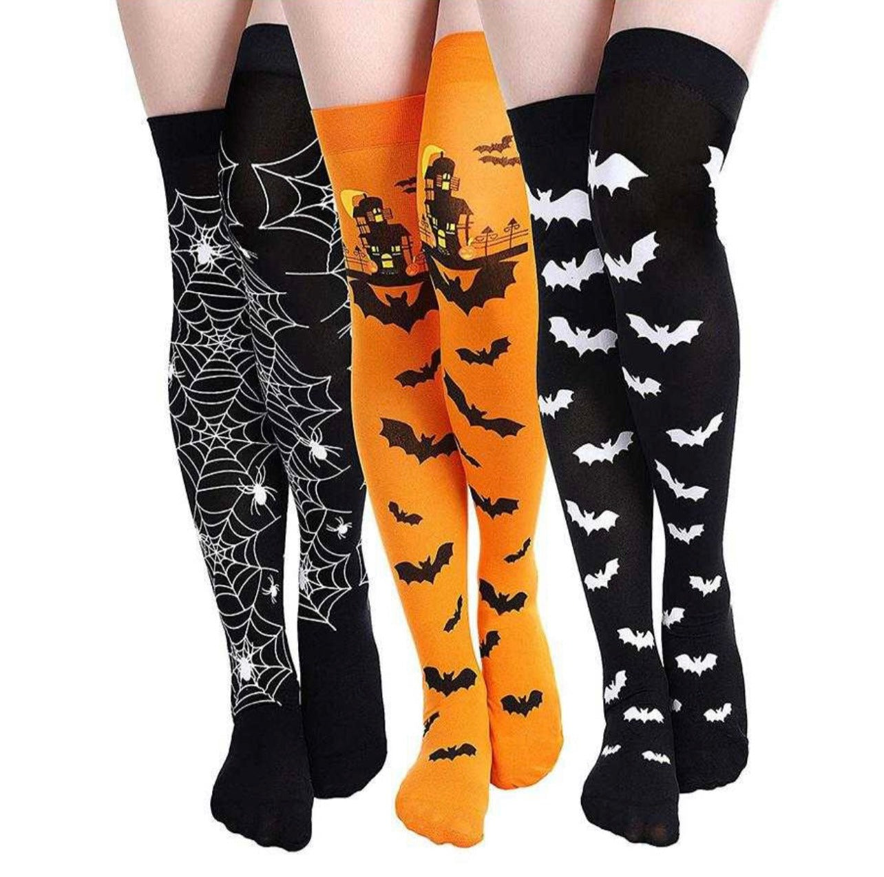 Knee High Halloween Stockings