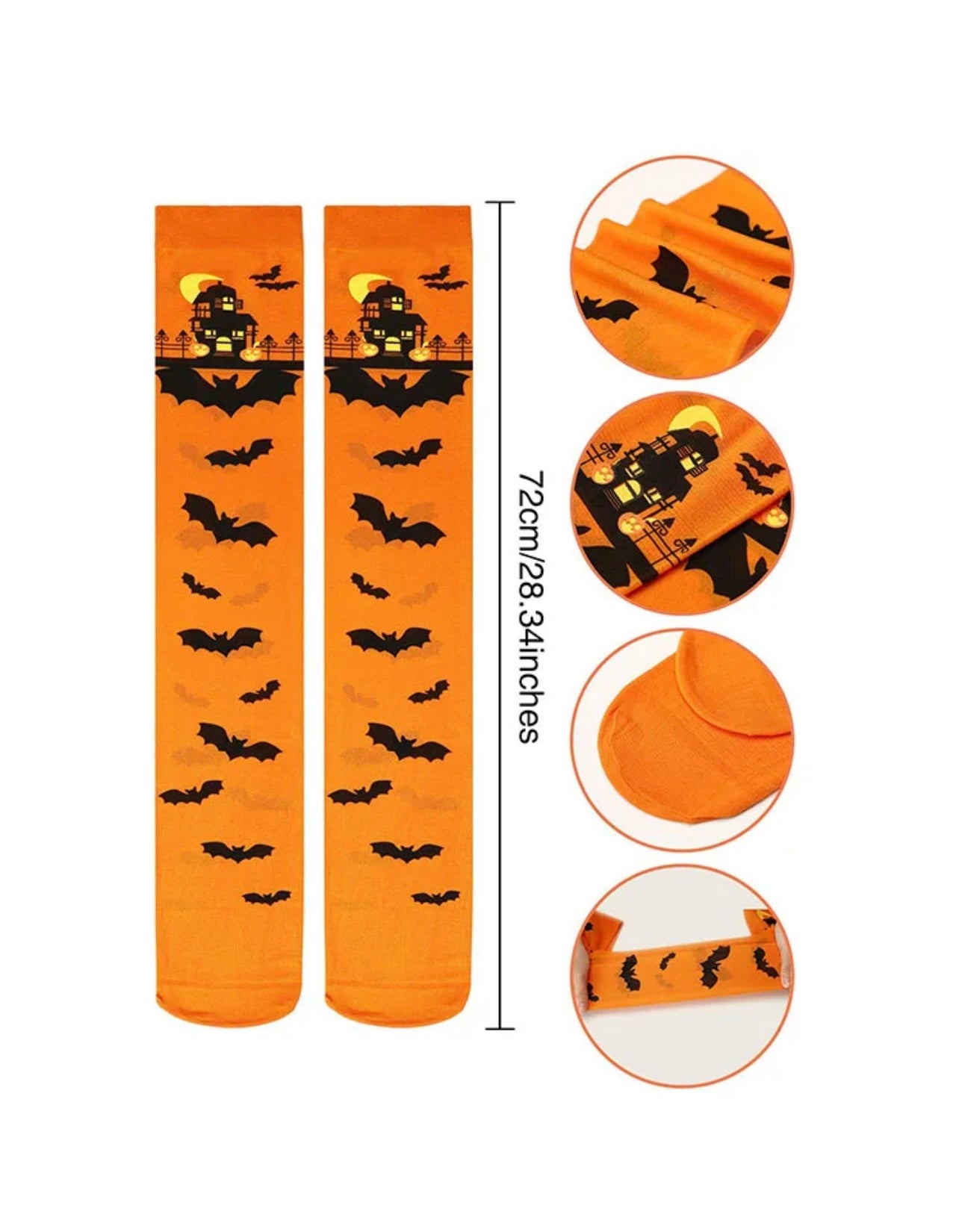 Knee High Halloween Stockings