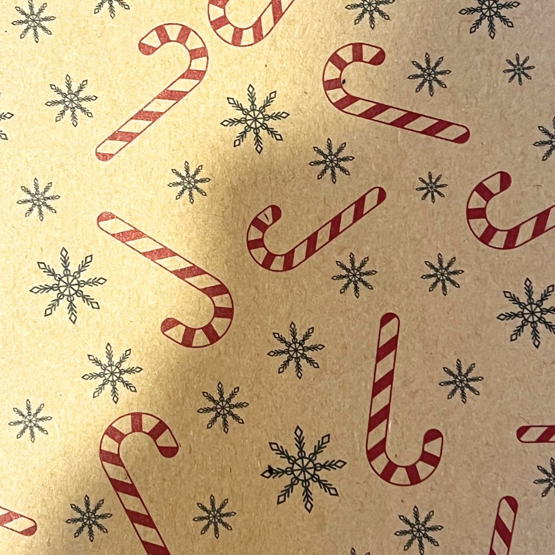 Candy Canes Christmas Wrapping Paper