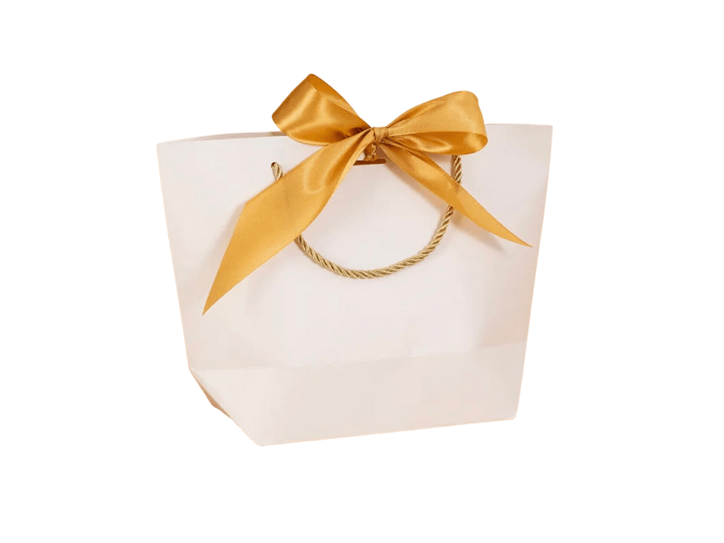 Gift Bag with Gold Bow - Expat Life Style