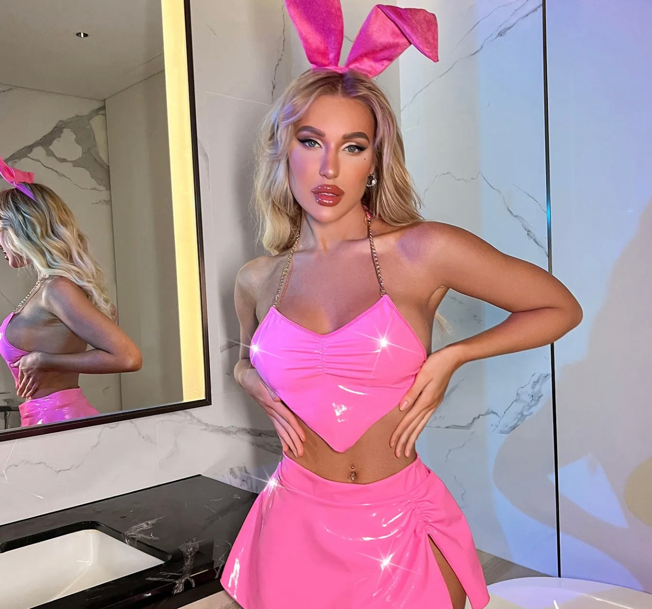 Sexy Shiny Bunny - Pink