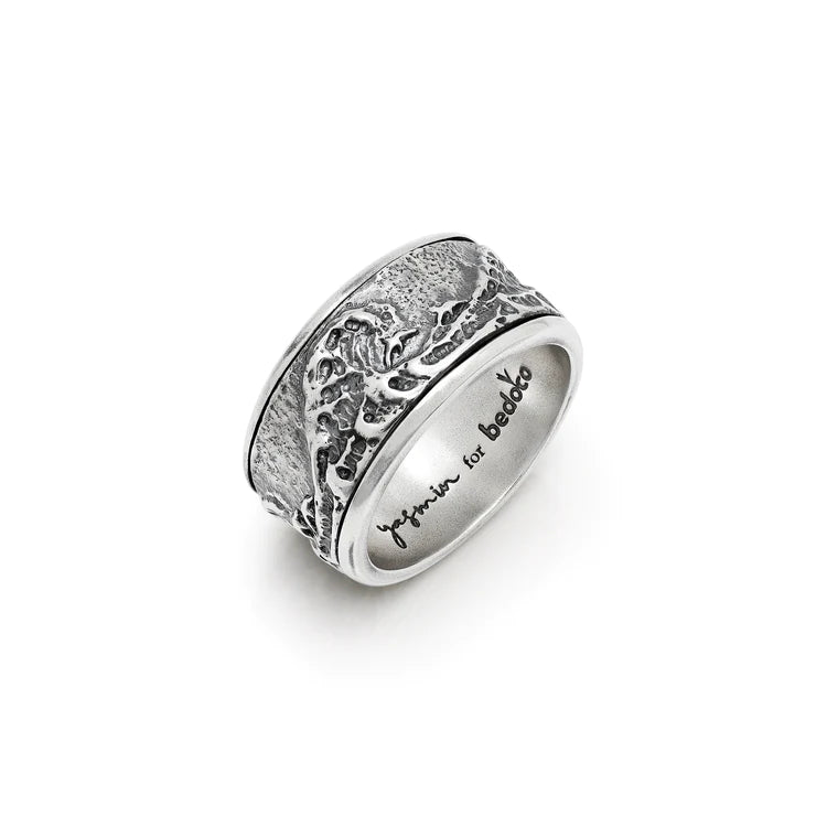 Waves of Change Spin Ring - Silver - Expat Life Style