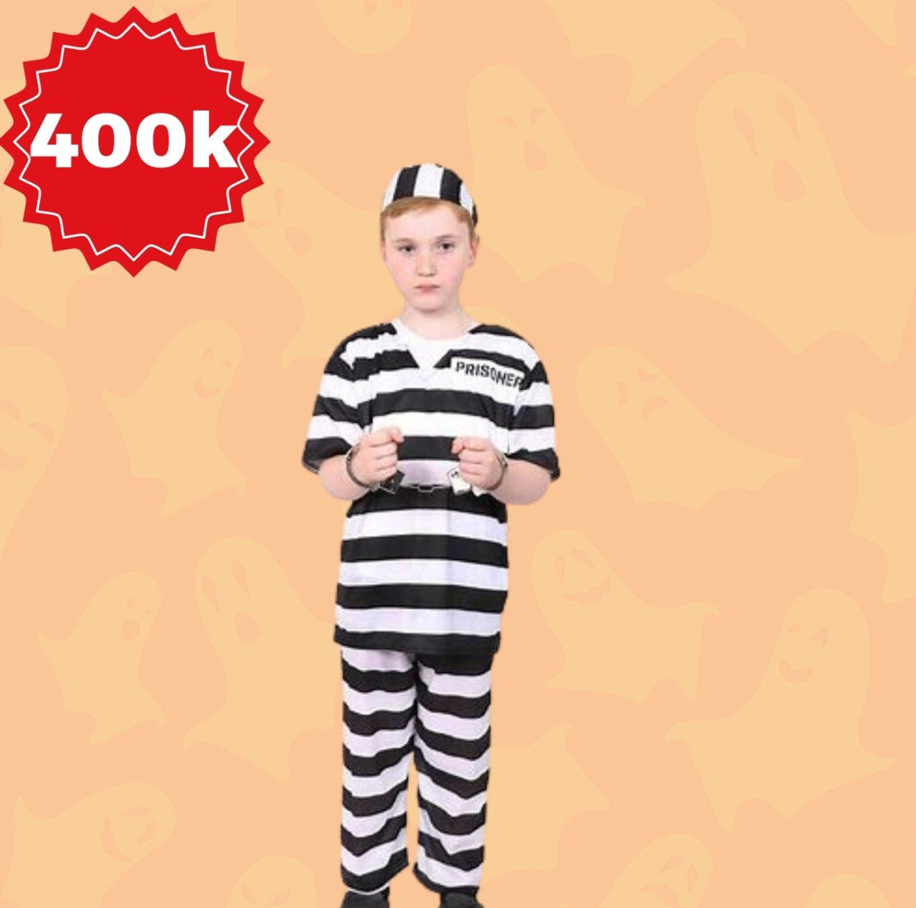 Prisoner Striped Costume