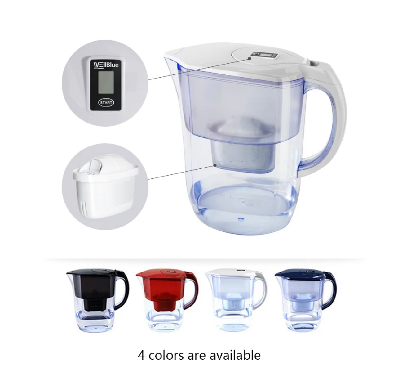 Alkaline Water Filter Pitcher