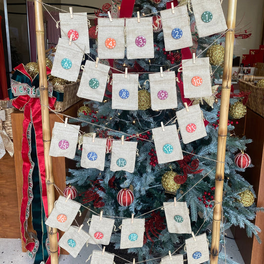 Advent Calendar Jute Bags