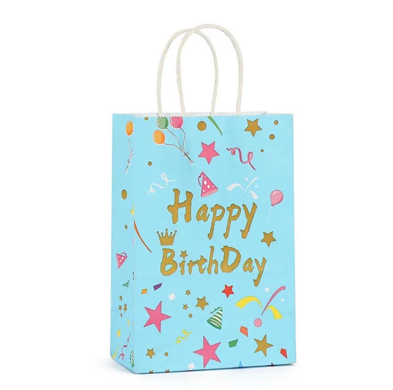 Happy Birthday Paper Gift Bags - Expat Life Style