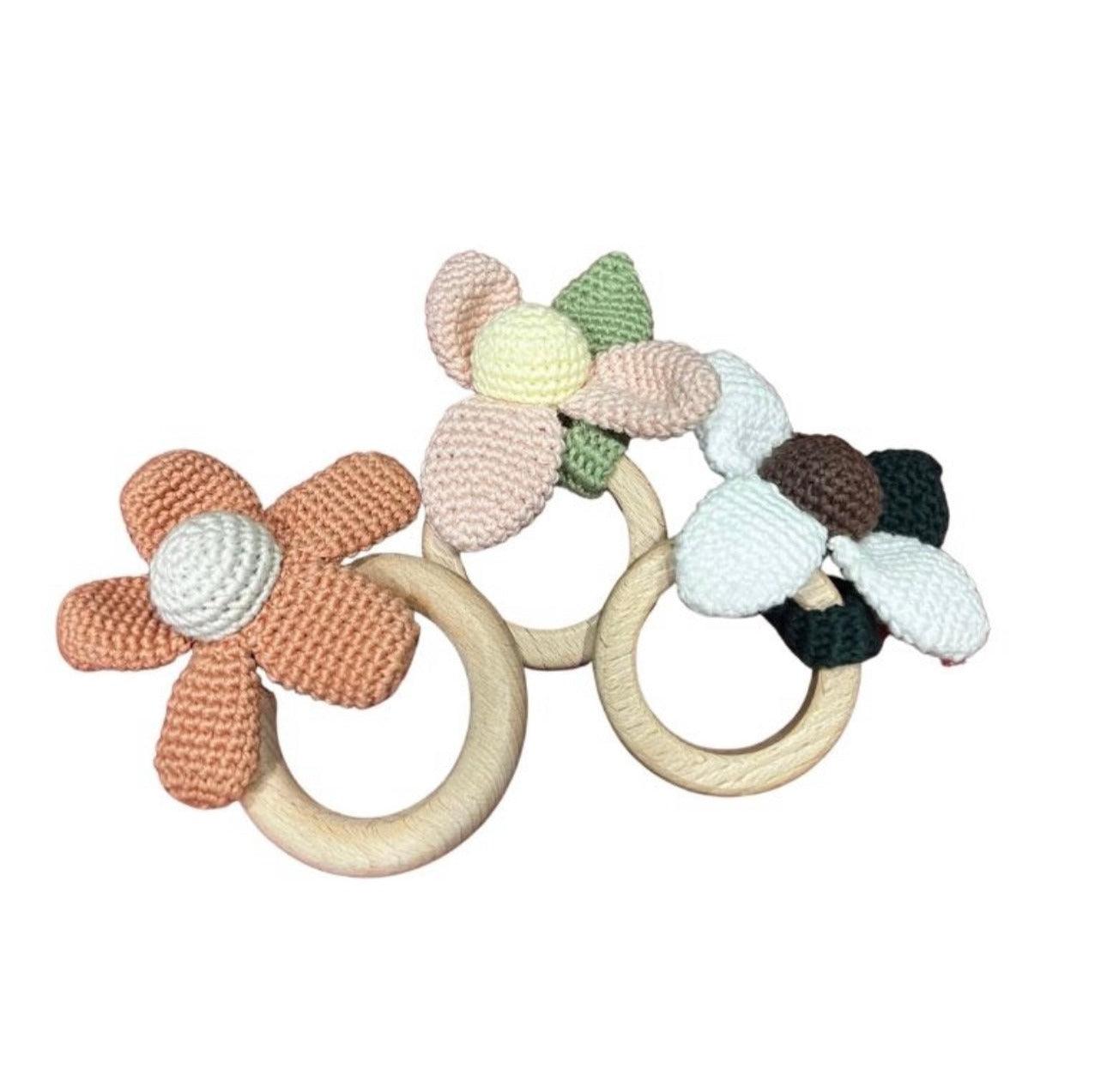 Handmade Knitted Crochet Wrist Teether - Expat Life Style