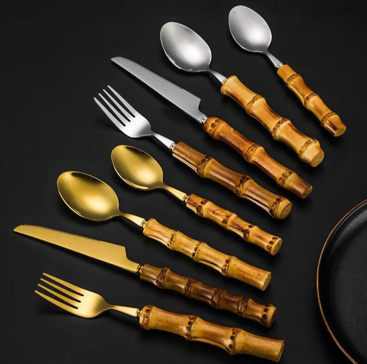 Bamboo Handle Cutlery - Expat Life Style