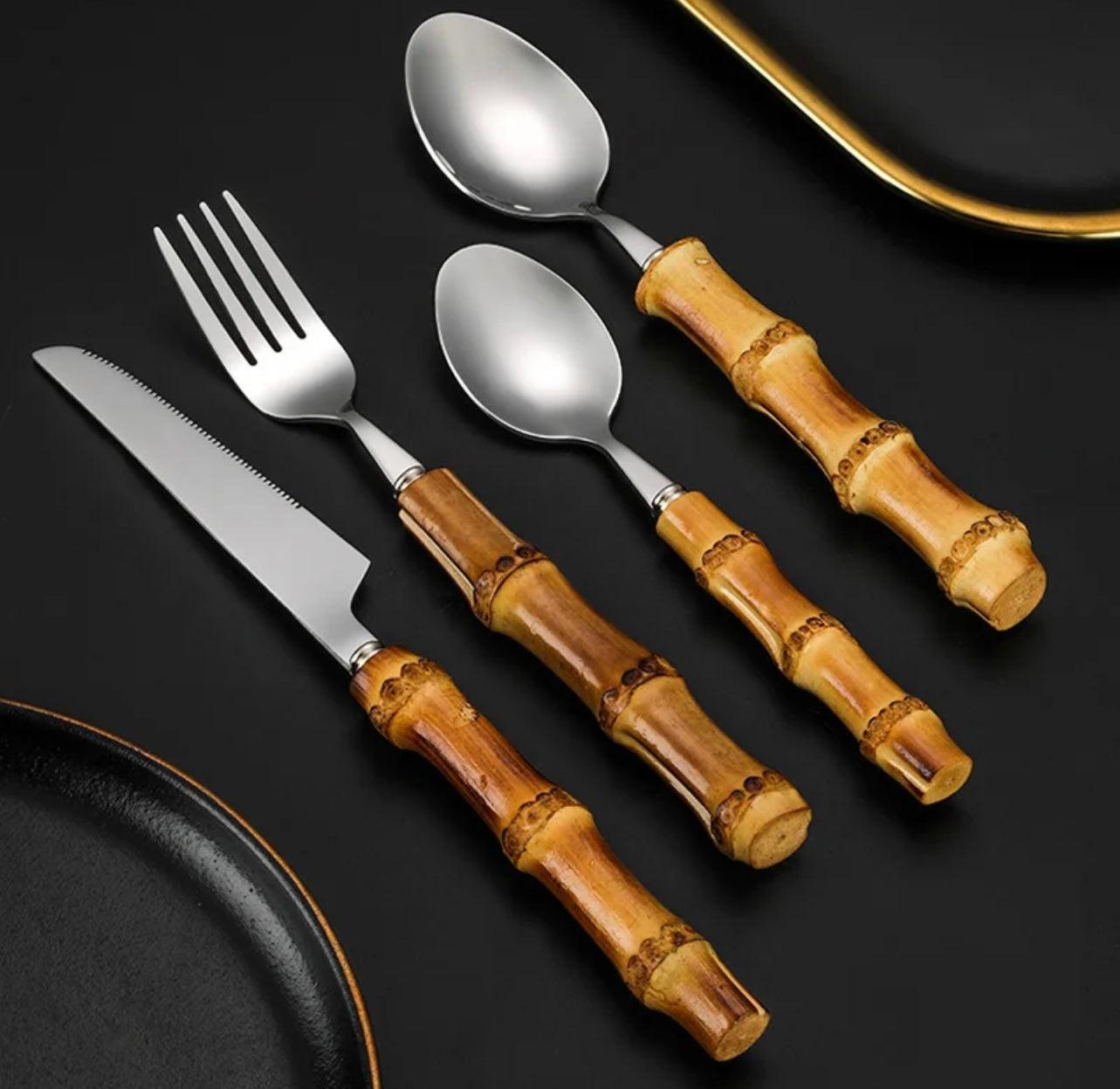 Bamboo Handle Cutlery - Expat Life Style