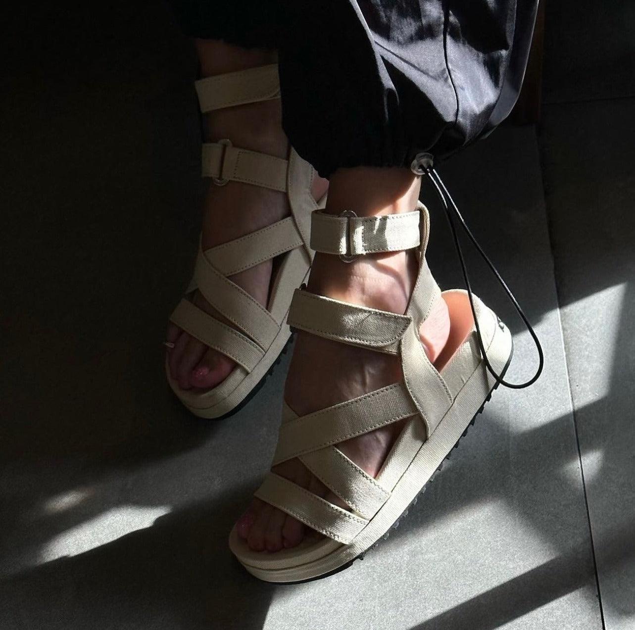 Roma Sandals - Beige - Expat Life Style