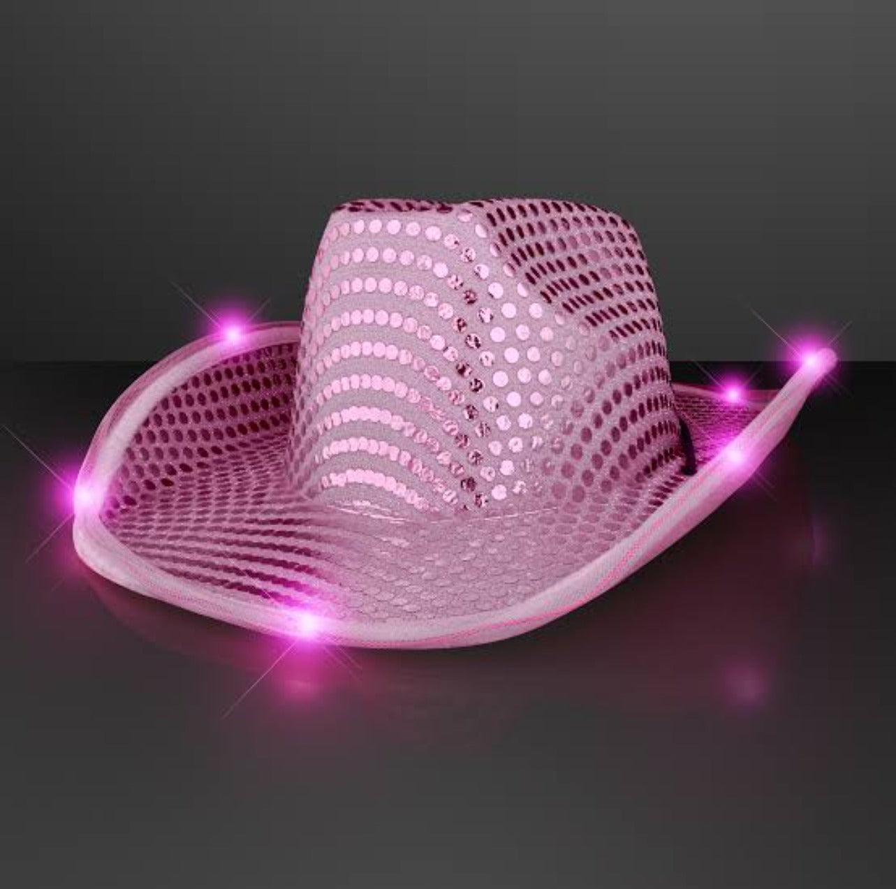 Light Up Sequin Cowboy Hat