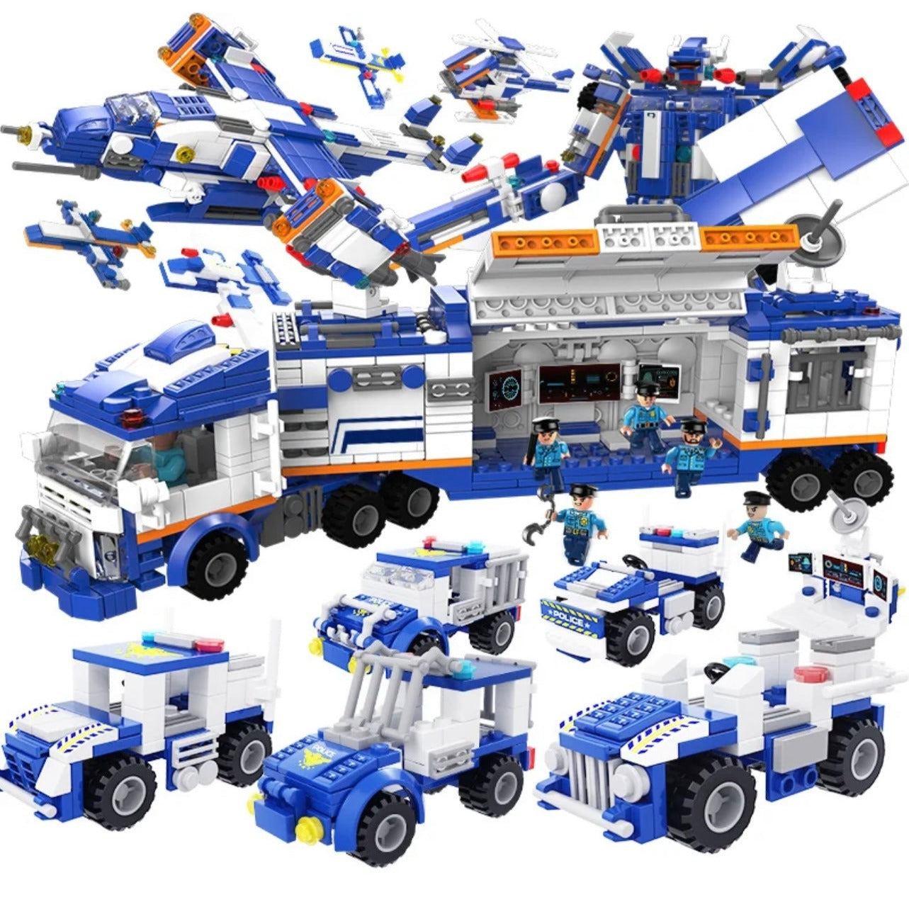 Multi Vehicle Lego Set
