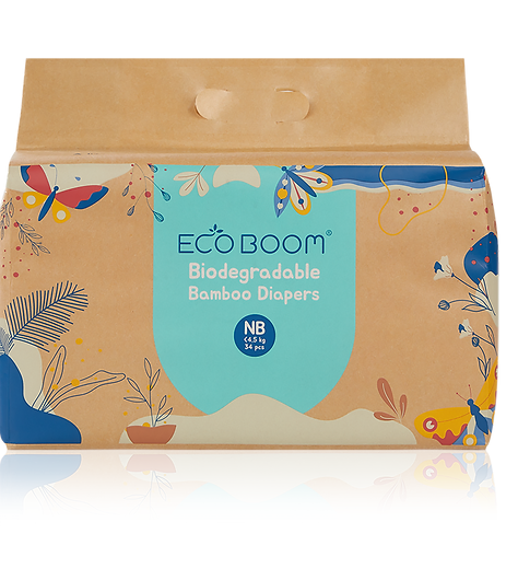 Eco Boom Bamboo Diaper Newborn (Extra Small)
