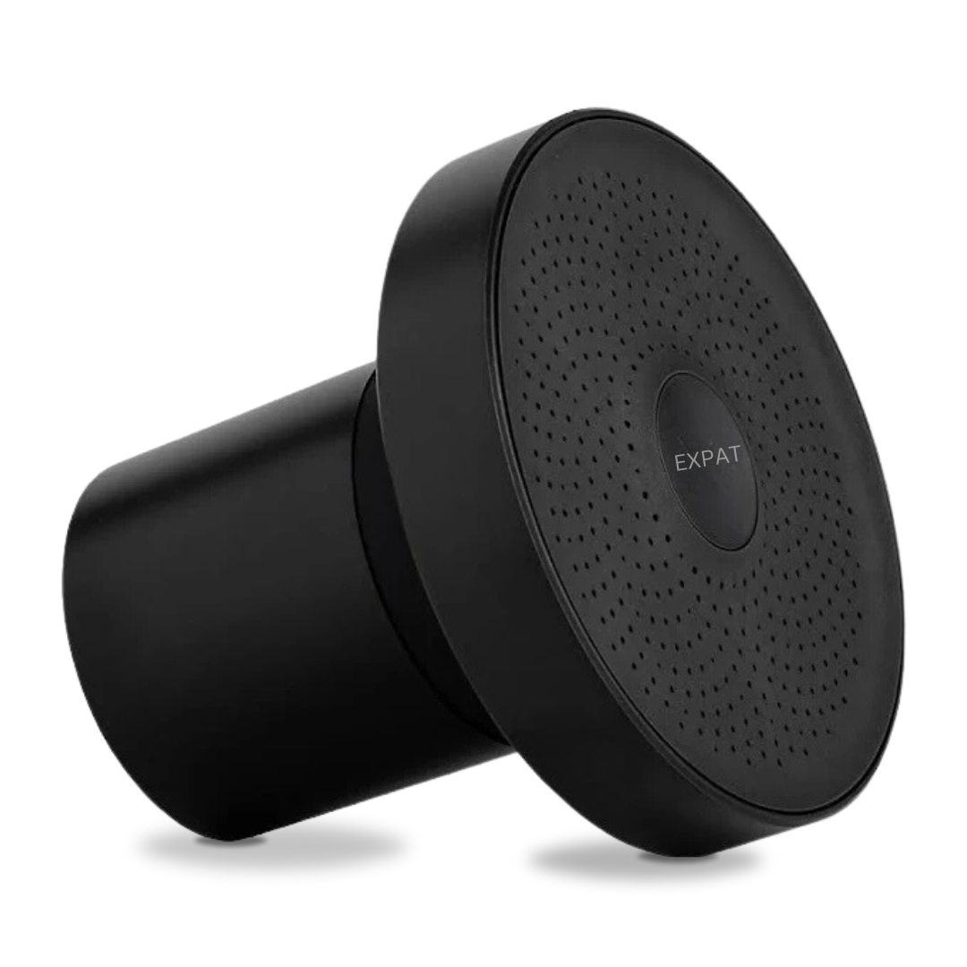 The Black Expat Filtered Shower Head in Bali